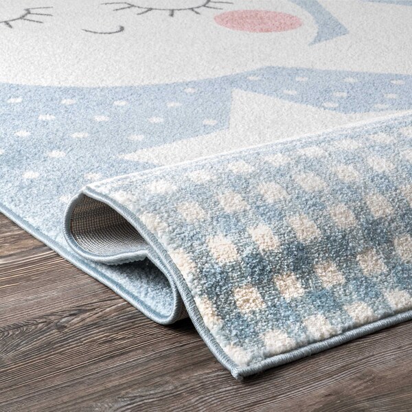 Nuloom Moon And Stars Kids Nursery Area Rug 2ft 8in x 8ft - MEST03A-2808