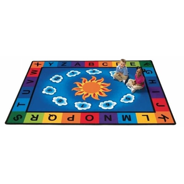 Carpets For Kids Carpets For Kids 9400 Sunny Day Learn & Play 5.83 ft. x 8.33 ft. Rectangle Carpet - 9400