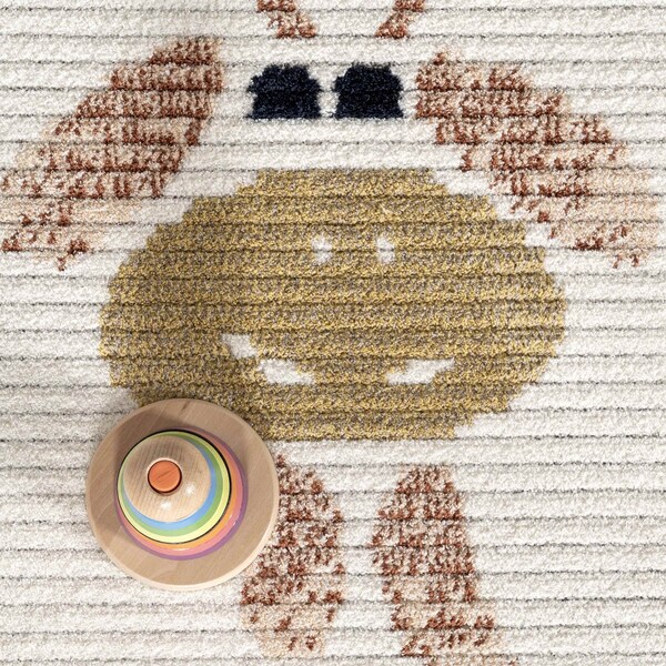 Nuloom Avianna Giraffe Kids Fringe Area Rug 5ft x 7ft 6in - KKPL08A-508