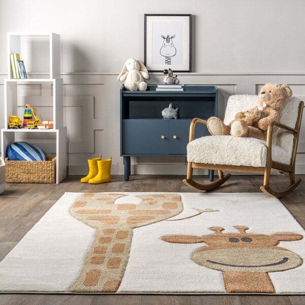 Nuloom Anabell Giraffe Kids Area Rug 5ft x 8ft - BDEB01A-508