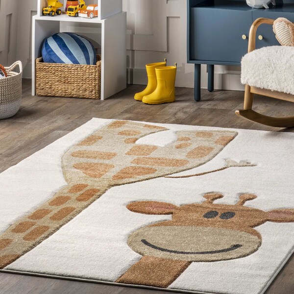 Nuloom Anabell Giraffe Kids Area Rug 5ft x 8ft - BDEB01A-508