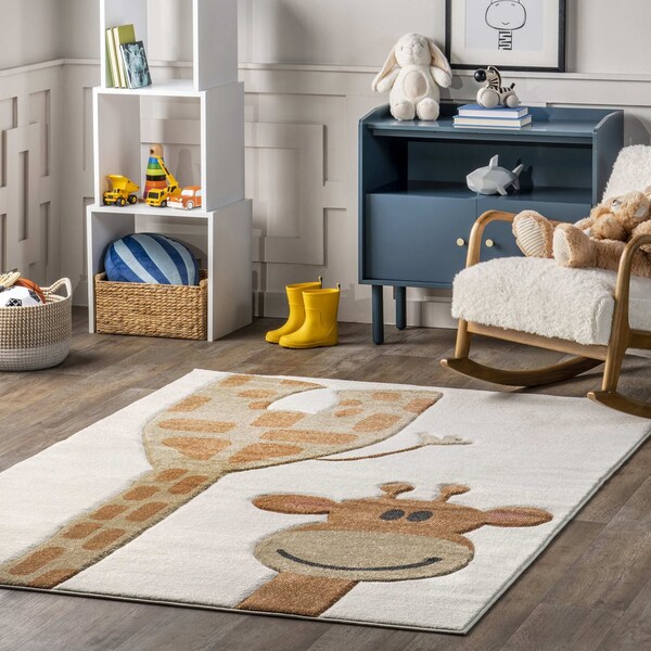 Nuloom Anabell Giraffe Kids Area Rug 5ft x 8ft - BDEB01A-508
