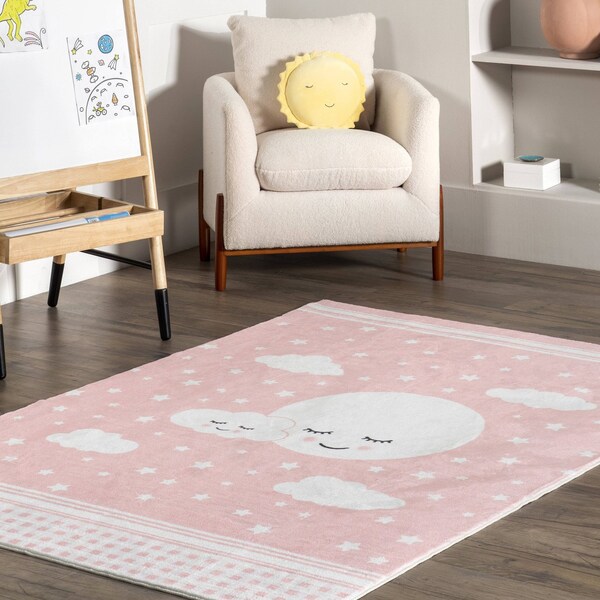 Nuloom Peaceful Night Machine Washable Kids Area Rug 5ft x 7ft 6in - HJCL03A-5076