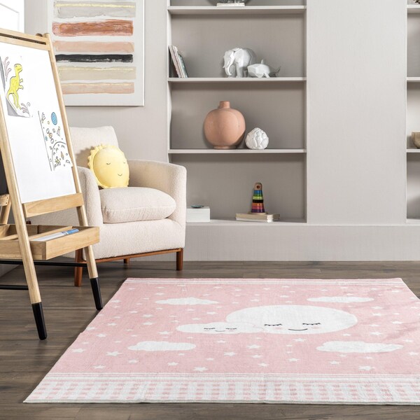 Nuloom Peaceful Night Machine Washable Kids Area Rug 5ft x 7ft 6in - HJCL03A-5076