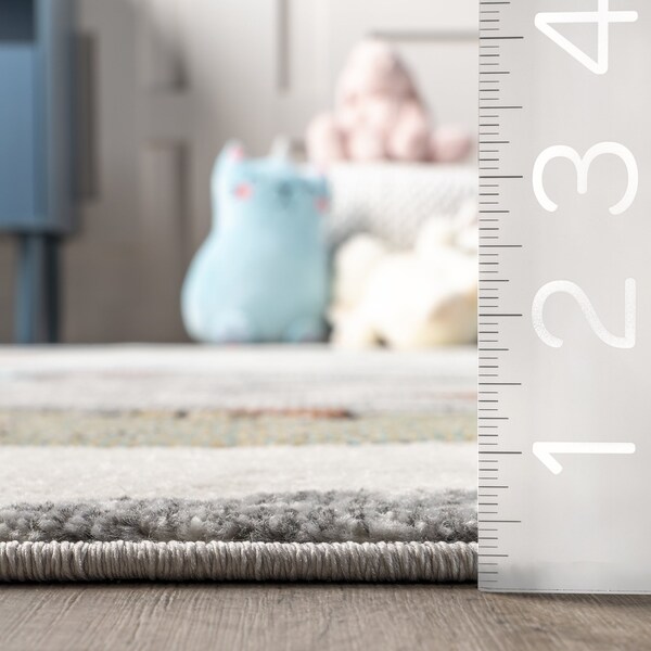 Nuloom Edine Whimsical Hippo Kids Area Rug 3ft x 5ft - BDEB02A-305
