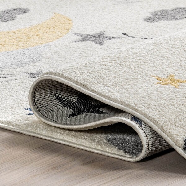 Nuloom Adaleigh Astronaut Kids Area Rug 4ft x 6ft - GCHS03A-406