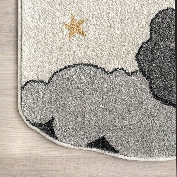 Nuloom Adaleigh Astronaut Kids Area Rug 4ft x 6ft - GCHS03A-406