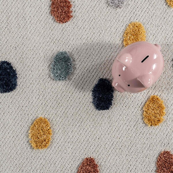 Nuloom Marleigh Raindrop High-Low Kids Tasseled Area Rug 3ft x 5ft - KKLR39A-305