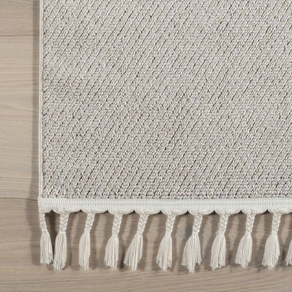 Nuloom Marleigh Raindrop High-Low Kids Tasseled Area Rug 3ft x 5ft - KKLR39A-305