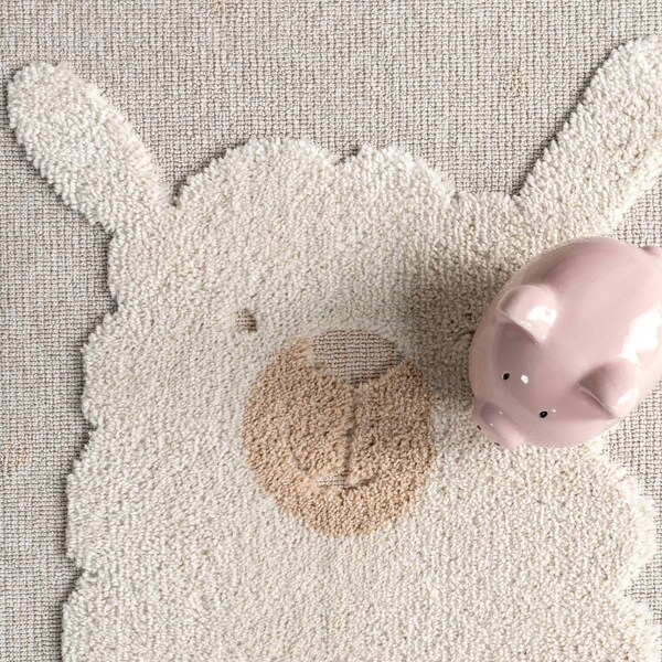 Nuloom Gracelynn High-Low Alpaca Kids Area Rug 5ft x 8ft - KKRY01A-508