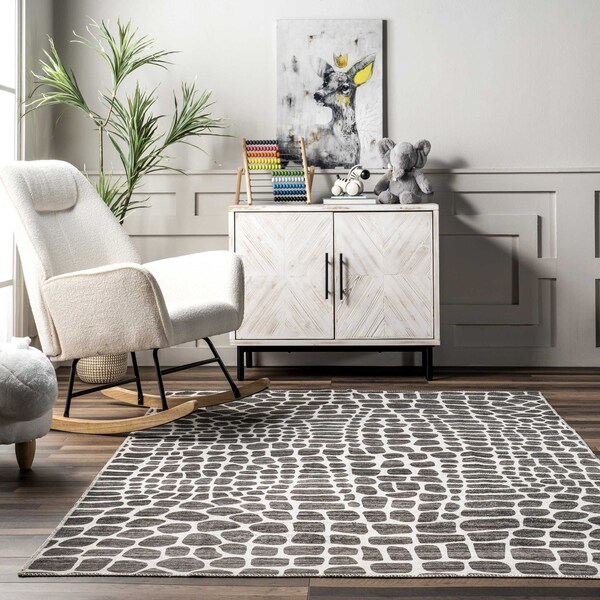 Nuloom Nora Kids Giraffe Machine Washable Area Rug 5ft x 8ft - SVMN14A-508