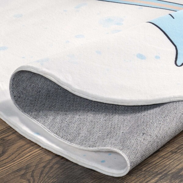Nuloom Eowyn Modern Rabbit Machine Washable Kids Area Rug 6ft - HJCL16A-R606