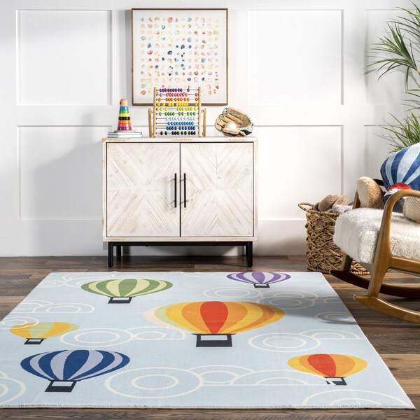 Nuloom Annelie Balloon Machine Washable Kids Area Rug 5ft x 7ft 6in - HJCL11A-5076