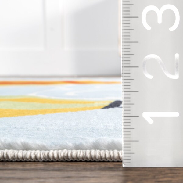 Nuloom Annelie Balloon Machine Washable Kids Area Rug 5ft x 7ft 6in - HJCL11A-5076