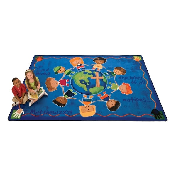 Carpets For Kids Carpets for Kids 92017 Great Commission Childrens Rug; 8 ft. x 12ft. - 92017