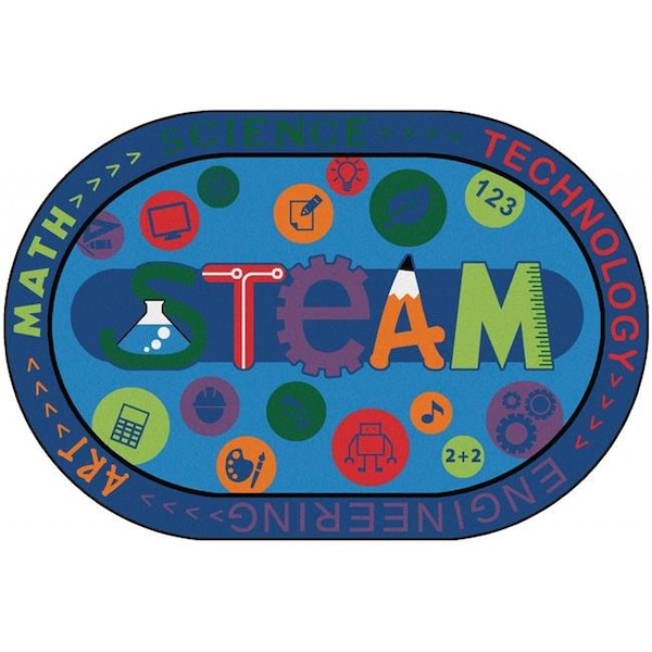 Carpets For Kids Carpets for Kids 64.57 4 x 6 ft. Rectangle Kids Value Plus Steam Rug - 64.57