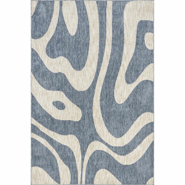 Nuloom Izzy Retro Swirls Kids Area Rug 7ft 10in x 10ft - GCEL07A-8010