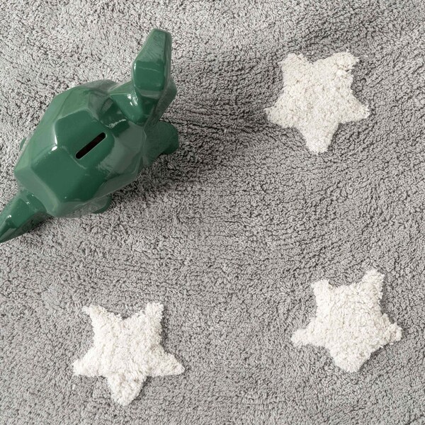 Nuloom Raised Stars Kids Machine Washable Area Rug 4ft - SVDC03A-R404