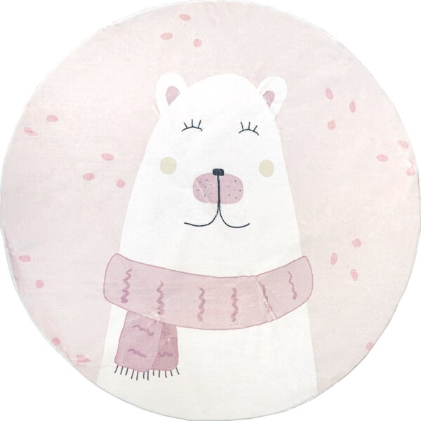 Nuloom Jovie Polar Bear Machine Washable Kids Area Rug 6ft - HJCL19A-R606
