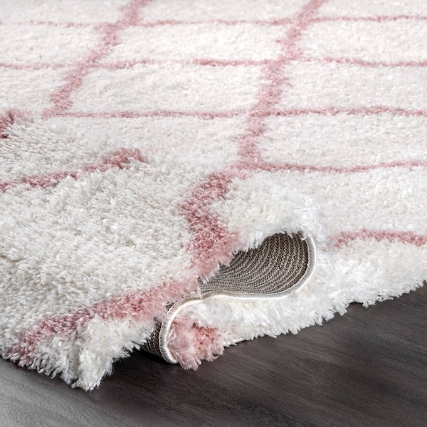 Nuloom Nelda Trellis Kids Shag Area Rug 5ft 3in - OZAS03B-S53053