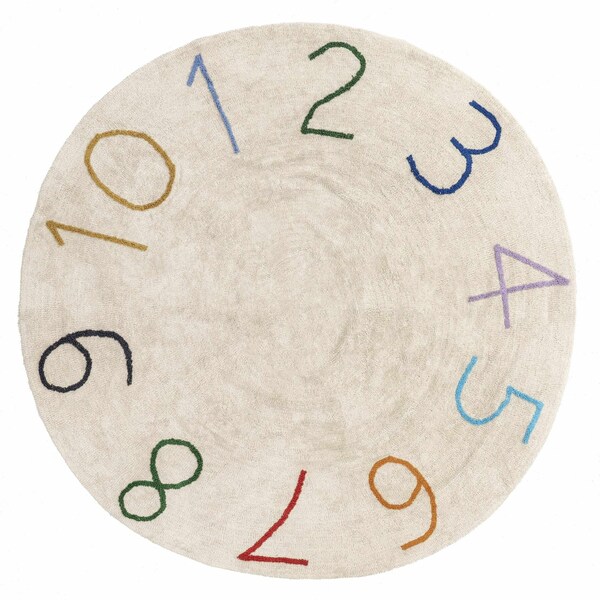 Nuloom Arely Numbers Machine Washable Kids Area Rug 4ft - SVDC05A-R404