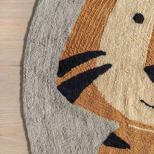 Nuloom Kienna Tiger Machine Washable Kids Area Rug 4ft - SVDC17A-R404