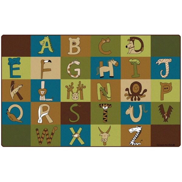 Carpets For Kids A to Z Animals Nature Rug - 55762