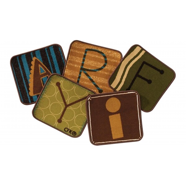 Carpets For Kids Toddler Alphabet Blocks - Nature - 11734