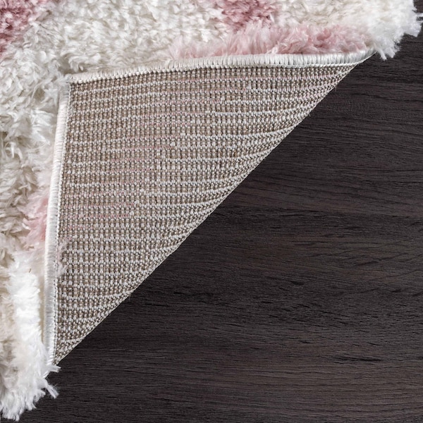 Nuloom Nelda Trellis Kids Shag Area Rug 2ft 8in x 8ft - OZAS03B-2808