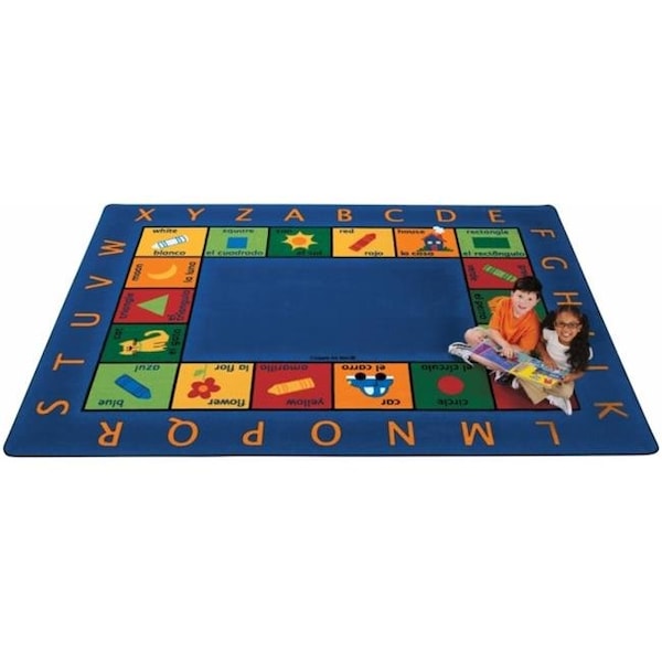 Carpets For Kids Carpets For Kids 9512 Bilingual Circletime 8.33 ft. x 11.67 ft. Rectangle Rug - 9512