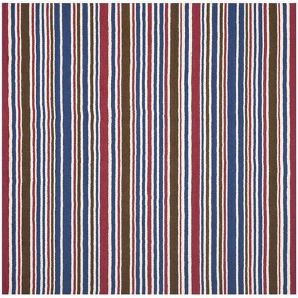 Safavieh 7 x 7 ft. Square Novelty Kids Ivory and Multicolor Hand Tufted Rug - SFK315A-7SQ