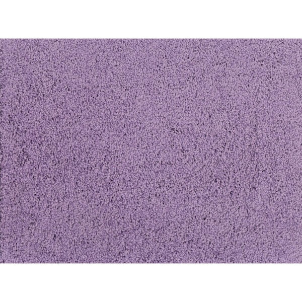 Wall-To-Wall 8 ft. 4 in. x 12 ft. Rectangle Kidply Soft Solids Rug Lilac - WA891769