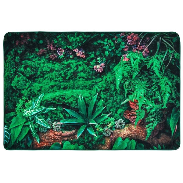 Carpets For Kids 4 x 6 ft. Rectangle Real Jungle Floor Rug - 60114