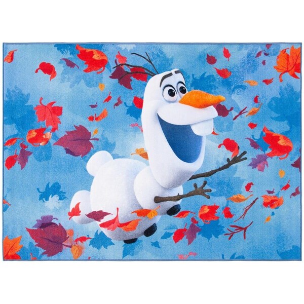 Safavieh 5 x 7 ft. Disney Believe Rectangle RugBlue & Orange - DSN578M-5