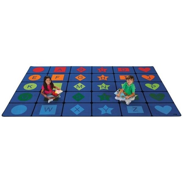 Carpets For Kids Carpets For Kids 3212 Simple Shapes Seating 7.5 ft. x 12 ft. Rectangle Rug - 3212