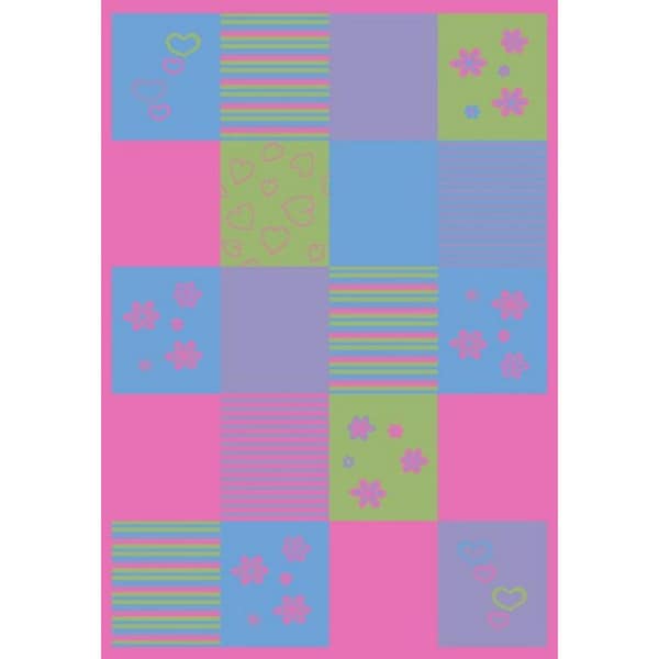 Concord Global 2 ft. 7 in. x 4 ft. 1 in. Alisa Patchwork - Multi Color - 23603