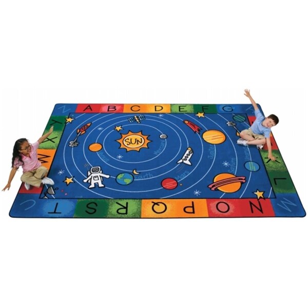 Carpets For Kids Carpets For Kids 5401 Milky Play Literacy 4.42 ft. x 5.83 ft. Rectangle Rug - 5401
