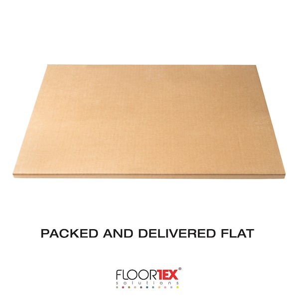 Floortex Floortex Red Multi-Purpose Mat for Carpets - 40" x 40" - FC114040PRV
