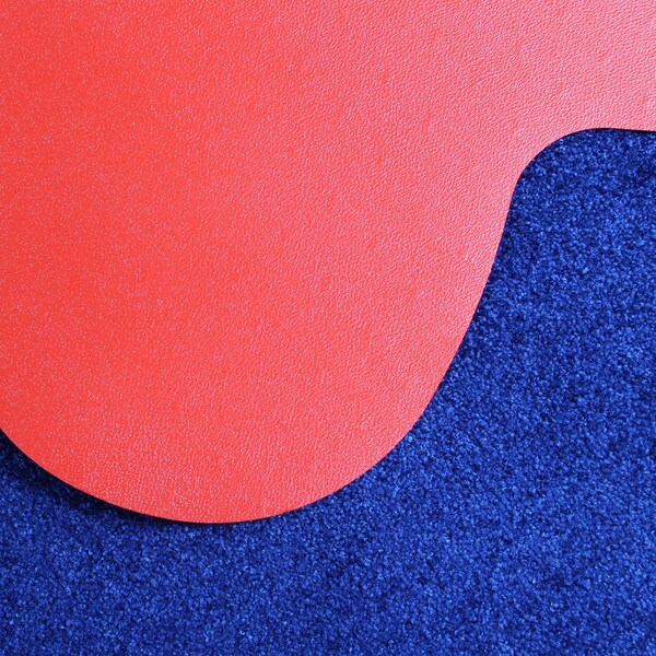 Floortex Floortex Red Multi-Purpose Mat for Carpets - 40" x 40" - FC114040PRV