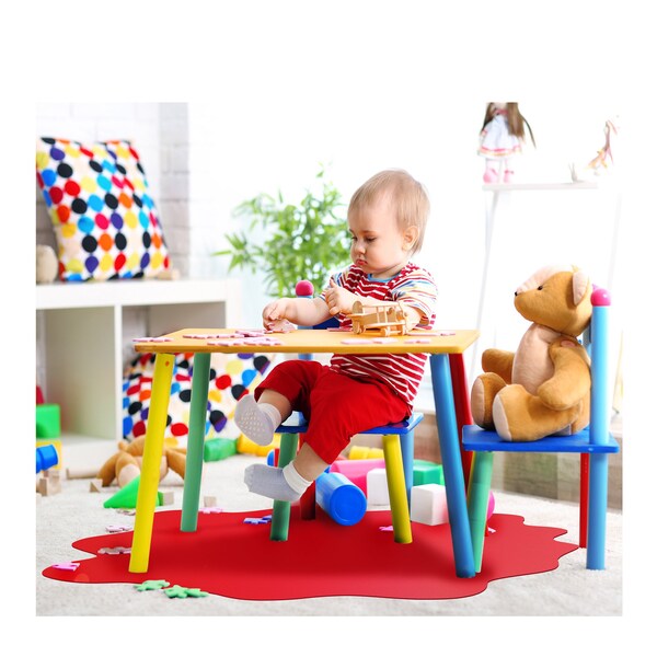 Floortex Floortex Red Multi-Purpose Mat for Carpets - 40" x 40" - FC114040PRV