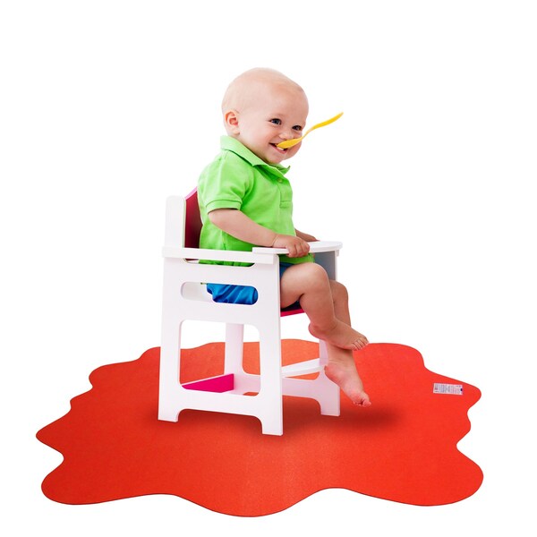 Floortex Floortex Red Multi-Purpose Mat for Carpets - 40" x 40" - FC114040PRV
