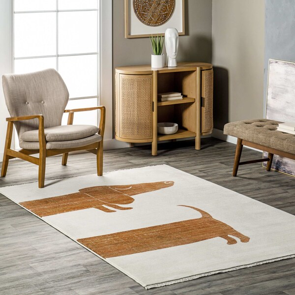 Nuloom Cailyn Modern Dachshund Kids Area Rug 8ft x 10ft 2in - BDSN38A-80106