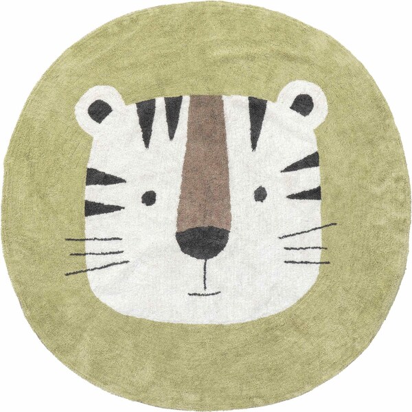 Nuloom Lumi Tiger Kids Machine Washable Area Rug 6ft - SVDC13A-R606