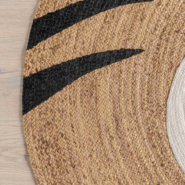 Nuloom Zaylee Tiger Handwoven Kids Jute Area Rug 4ft - WDMR03A-R404
