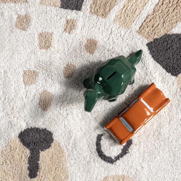 Nuloom Tisha Lion Machine Washable Kids Area Rug 4ft - SVDC14A-R404