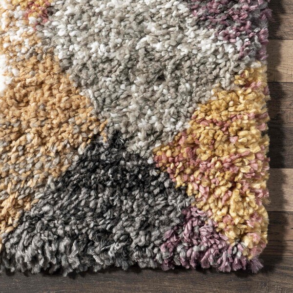 Nuloom Dabney Abstract Kids Shag Area Rug 5ft x 7ft 6in - OZCD04A-508