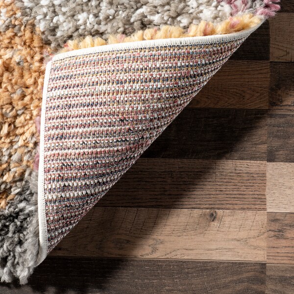 Nuloom Dabney Abstract Kids Shag Area Rug 5ft x 7ft 6in - OZCD04A-508