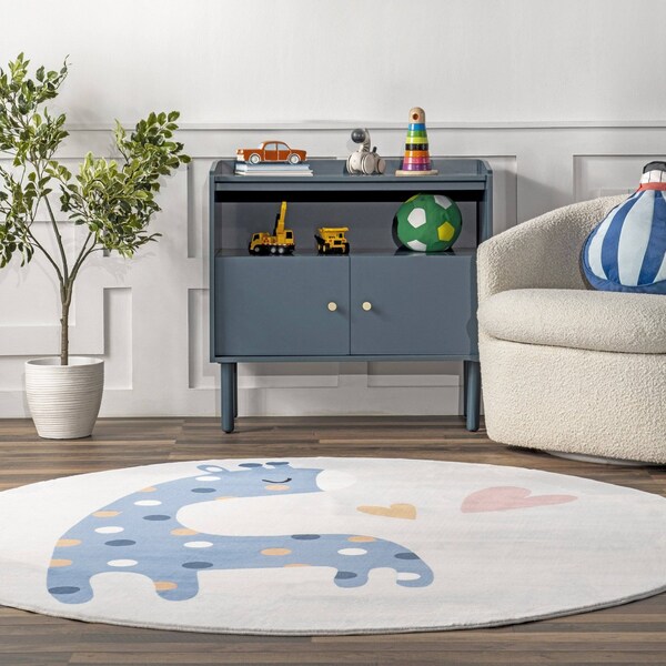 Nuloom Ariella Giraffe Kids Machine Washable Area Rug 6ft - HJCL14A-R606