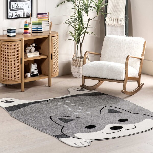 Nuloom Charli Playful Puppy Kids Area Rug 8ft x 10ft - GCHS04A-8010