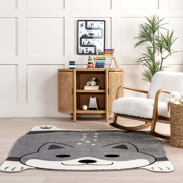 Nuloom Charli Playful Puppy Kids Area Rug 8ft x 10ft - GCHS04A-8010